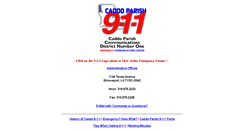 Desktop Screenshot of caddo911.com